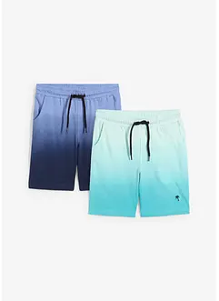 Trikot-bermudashorts i 100% bomull (2-pack), bonprix