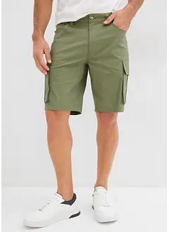 Cargo-bermudashorts med stretch, Regular Fit (2-pack), bonprix