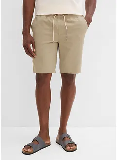 Pull on-bermudashorts i 100% bomull, Regular Fit, bonprix