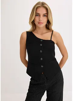 Vest med knappestolpe, bonprix