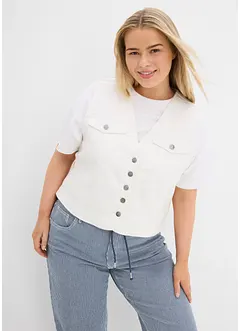 Jeansvest med stretch, bonprix