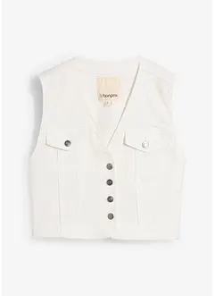 Jeansvest med stretch, bonprix