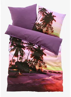 Vendbart sengesett med strandmotiv, bonprix