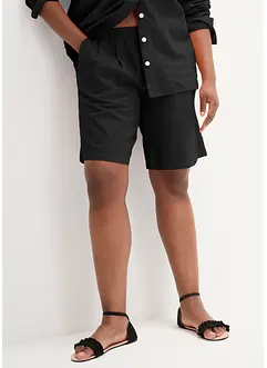 Bermudashorts i lin og bomull, bonprix