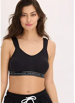 Trenings-BH med middels støtte, bonprix