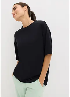 Oversized treningstopp med bomull, hurtigtørkende, bonprix