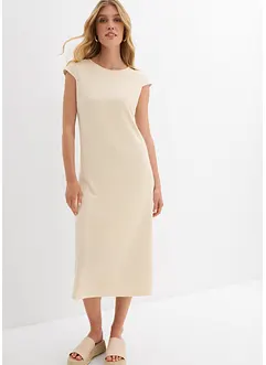 Midikjole i strikket look, bonprix