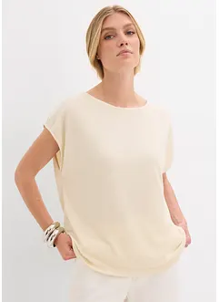 Oversized topp i strikket look, bonprix