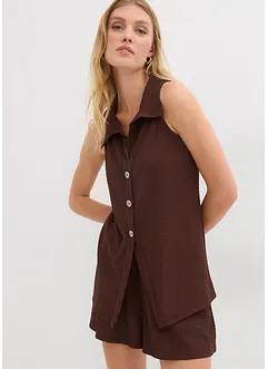 Topp i strukturert krepp, bonprix