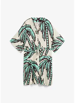 Minikjole i lett viskose med kimono-ermer, bonprix