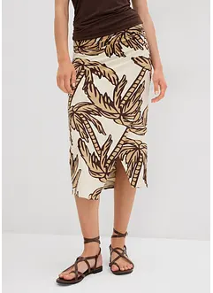 Jerseyskjørt i myk viskosemiks, bonprix