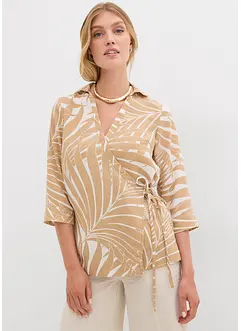 Kimonobluse i linstil, bonprix