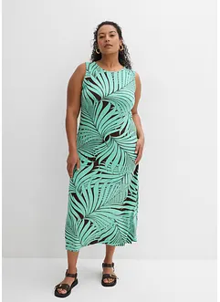 Trikotkjole i lett viskosemiks, bonprix