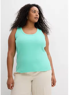 Singlet med økologisk bomull (2-pack), bonprix