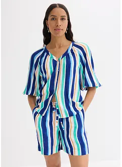Bluse i strukturert viskose, bonprix