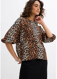 Bluse i lett viskosemiks, bonprix