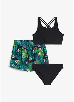 Bikini og badetruse (3-delt sett), bonprix