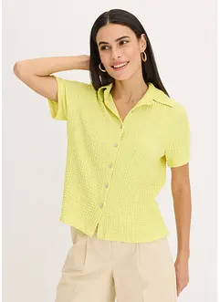 Trikotbluse med struktur, bonprix