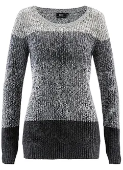 Genser med stripemønster, bonprix