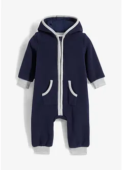 Fleeceoverall til baby, bonprix