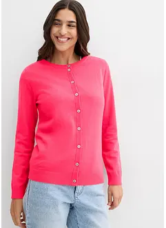 Cardigan med rund hals, bonprix