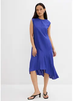 Asymmetrisk midikjole av fin viskose, bonprix