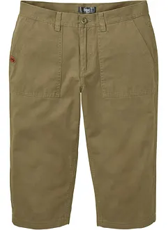 Lang bermudashorts i ren bomull, Regular Fit, bonprix