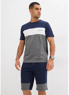 T-skjorte og trikot-bermudashorts (2-delt sett), bonprix