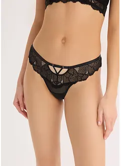Stringtruse med blonde, bonprix