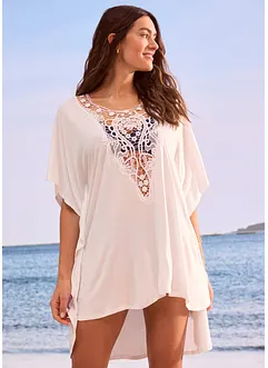Transparent strandtunika i viskose, bonprix