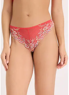Stringtruse med flerfargede blonder, bonprix