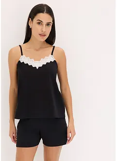Shorty-pyjamas med spagettistropper, bonprix