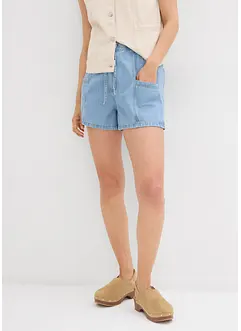 Jeansshorts High Waist, komfortlinning, bonprix