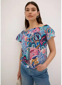 Carmenbluse av lett viskosemiks, bonprix