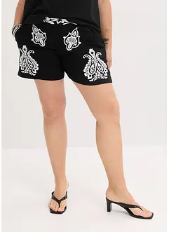 Shorts med broderi, av myk viskosemiks, bonprix