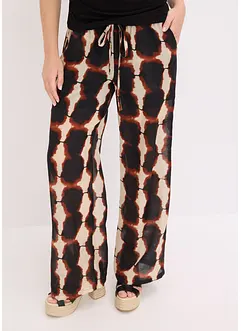 Vid bukse med batikkprint, bonprix
