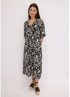 Jerseykjole med print, bonprix