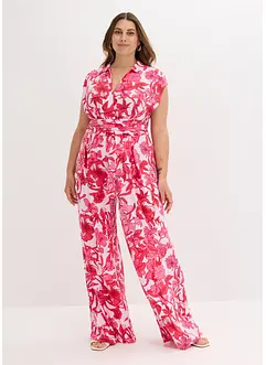 Jersey-jumpsuit med print, bonprix
