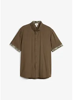 Kortermet skjorte i viskose, Slim Fit, bonprix