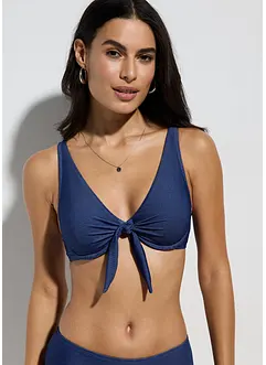Spile bikinitopp i denimlook, bonprix
