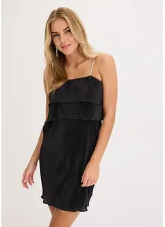 Jerseykjole med plissé, bonprix