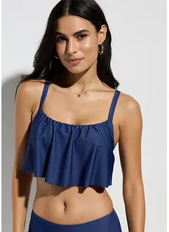 Bustier bikinitopp i denimlook, bonprix