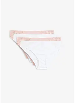 Truse med blonder (4-pack), bonprix