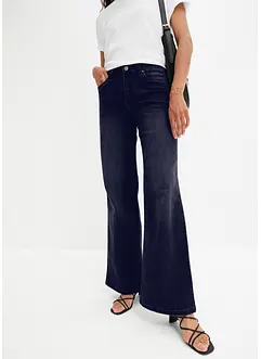 Wide Leg-jeans, Mid Waist, stretch, bonprix