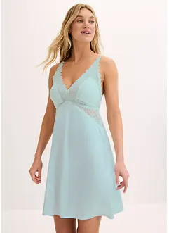 Neglisjé i glinsende materiale, bonprix