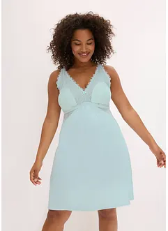 Neglisjé i glinsende materiale, bonprix