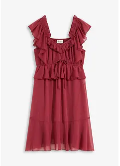 Chiffonkjole i A-modell, bonprix