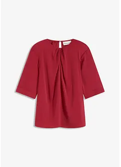 Bluse i glinsende sateng, bonprix