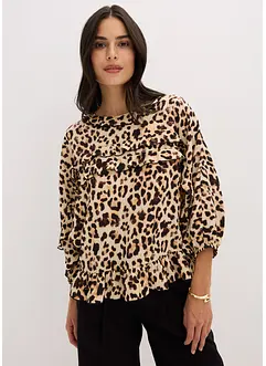 Bluse i fin viskosemiks, bonprix