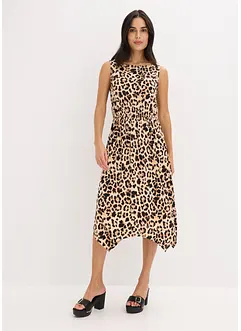 Jerseykjole med print, bonprix